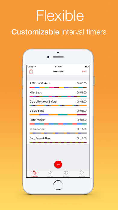 Intervals - Your smart and personal workout trainer Screenshot 2