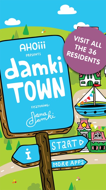 Damki Town Kids Coloring Book
