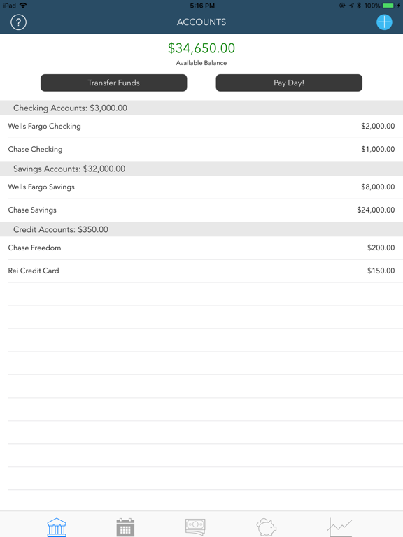Screenshot #4 pour PocketBook Budgeting