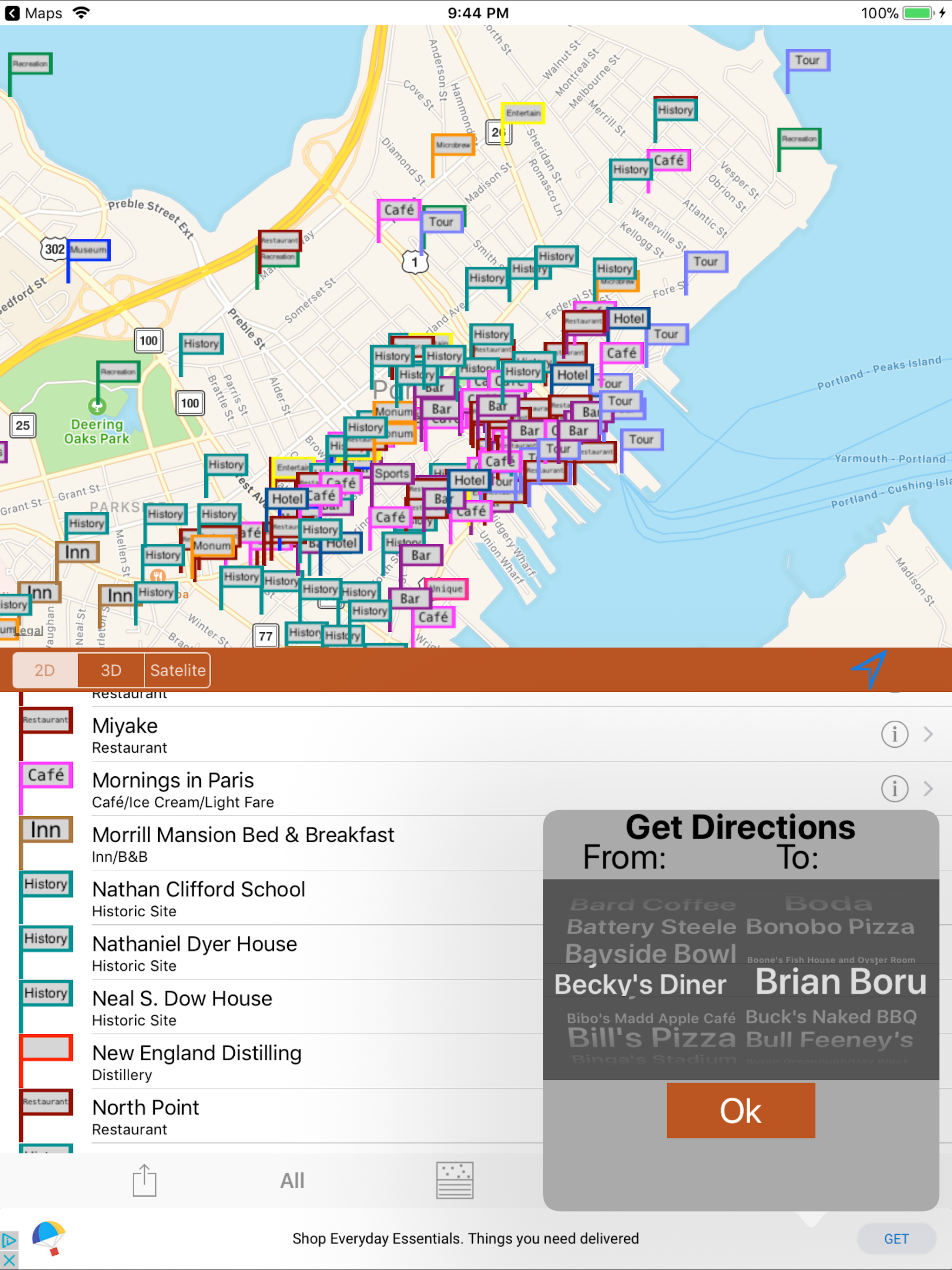 Portland, Maine Navigator