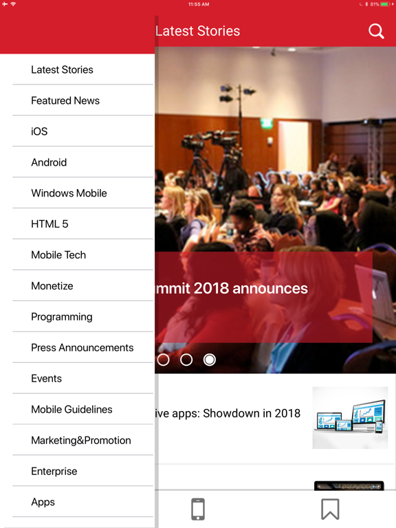 App Developer Magazine iPad screenshot