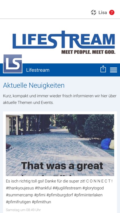 Jugendgruppe Lifestream