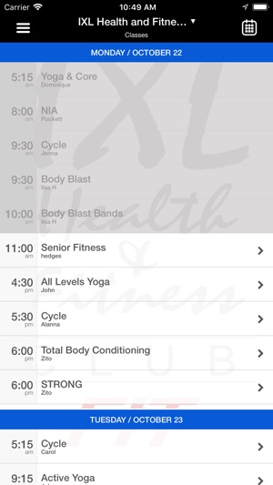 IXL Health and Fitness Club(圖3)-速報App