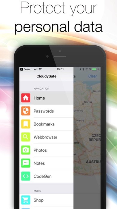 CloudySafe 2 iPhone CloudySafe 2 iPhone