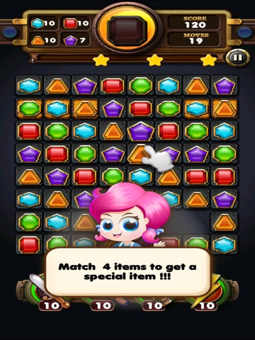 Jewels Digger Mania -Gem Quest iPad screenshot