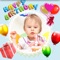 This app helps you create awesome looking birthday photos with lots of frames, stickers and beautiful fonts