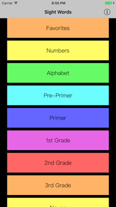 Sight Words Flash Cards * screenshot 1