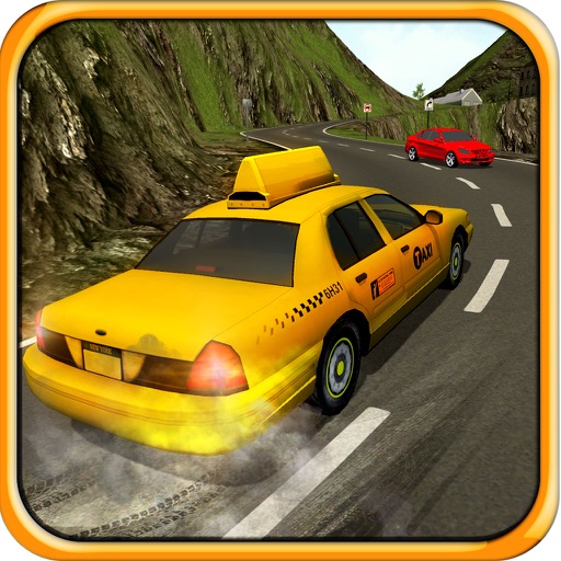 Crazy Hill Speed Taxi Driving 3D iOS App
