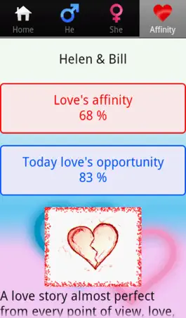 Game screenshot Love Affinity Test hack