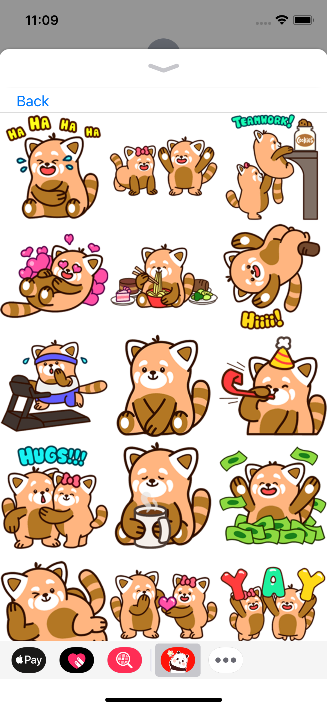 Panda Stickers Collection