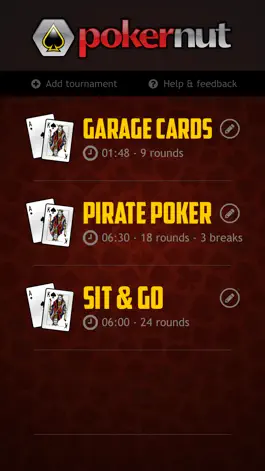 Game screenshot Pokernut Tournament Timer mod apk