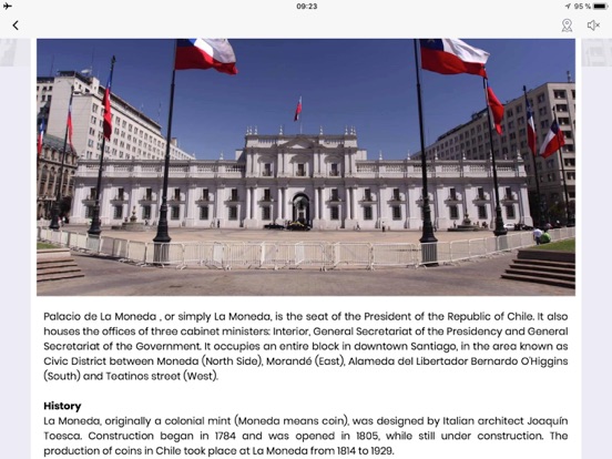 Santiago de Chile Travel Guide iPad screenshot