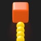 Swipe your finger to guide a snake of balls and break the bricks