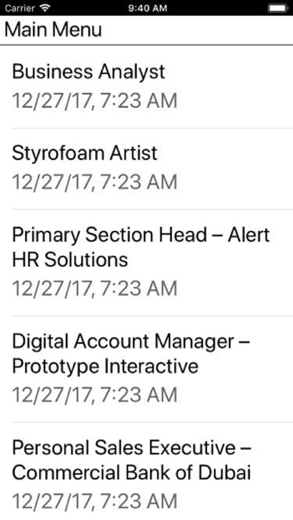 Jobs Dubai