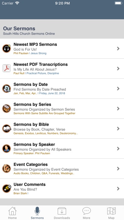 South Hills Church Sermons