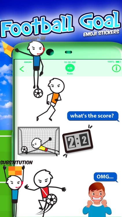 Football Goal Emoji Stickers