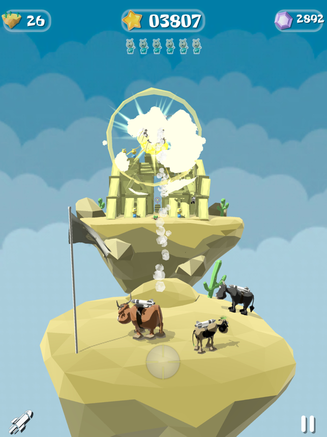 ‎Rocket Cows Screenshot