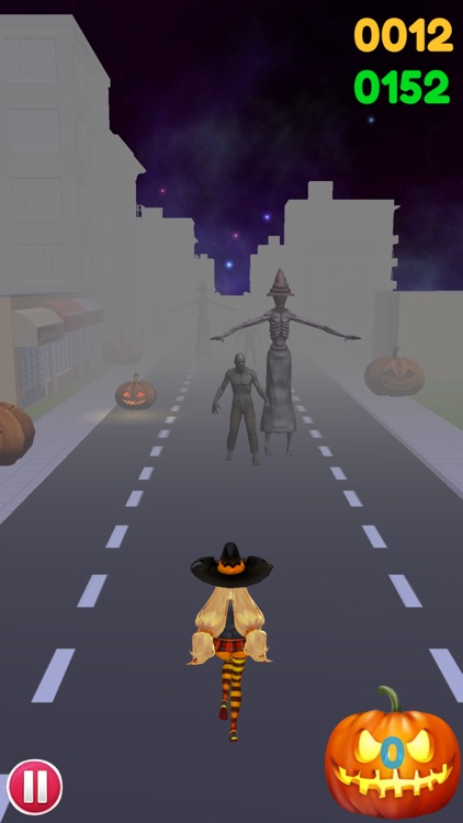 Running Halloween Zombie City screenshot-3