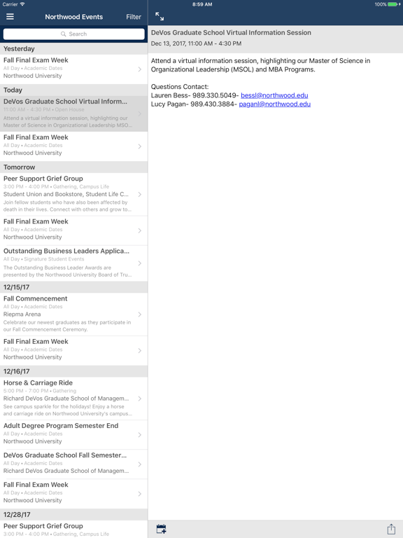 Screenshot #6 pour My Northwood Mobile
