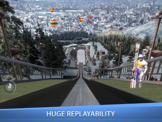 Ski Jumping Pro iPad app afbeelding 3