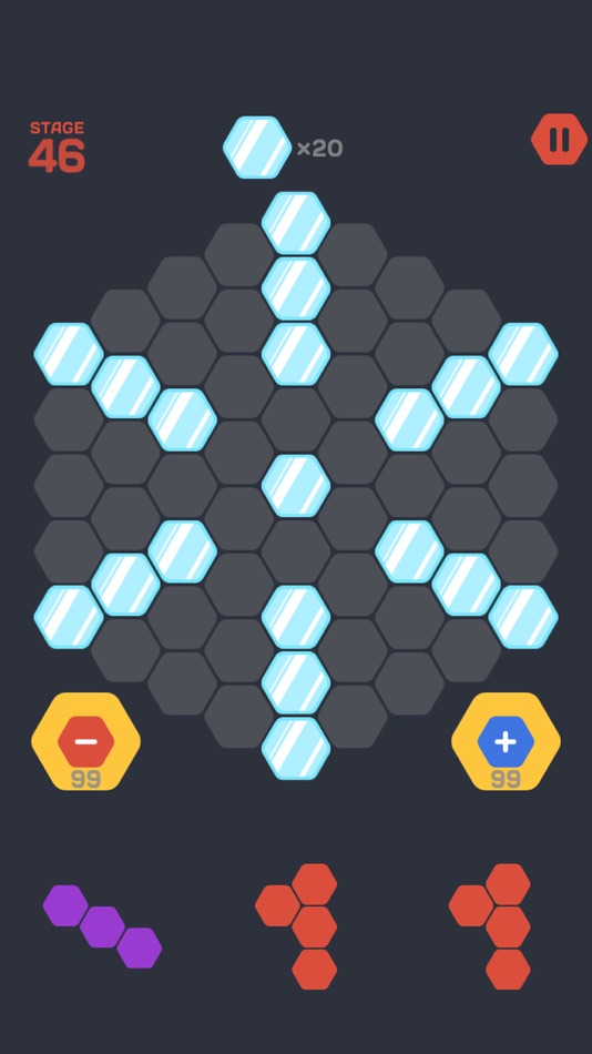 #1. Hexa Block King (iOS) 由: MOBIRIX