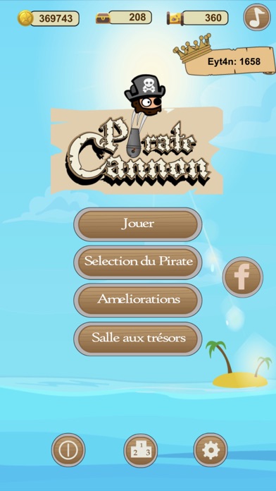 Screenshot #1 pour Pirate Cannon