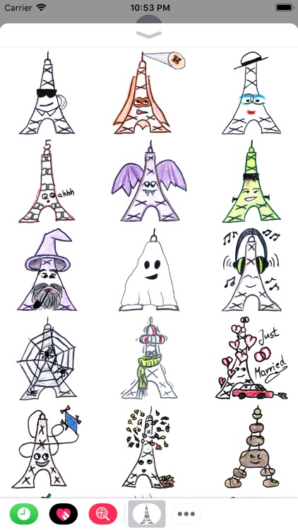 Eiffel-Sticker