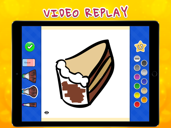 Coloring Your Yummies iPad screenshot 2 - Entertainment app