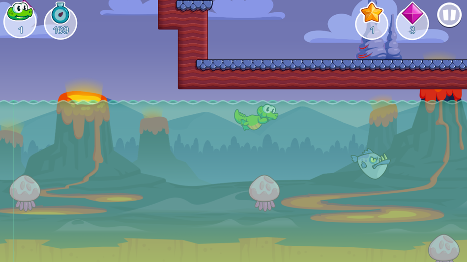 #5. Croc's World Run (iOS) 由: Sprakelsoft GmbH