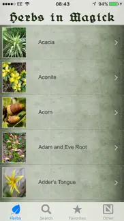 herbs in magick iphone screenshot 2