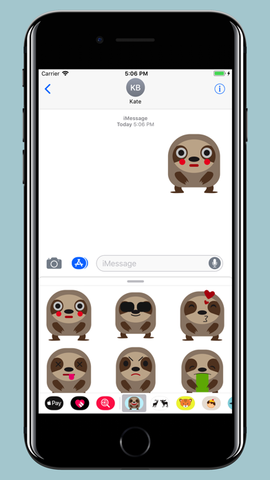Sloth  - best stickers & emoji screenshot 4