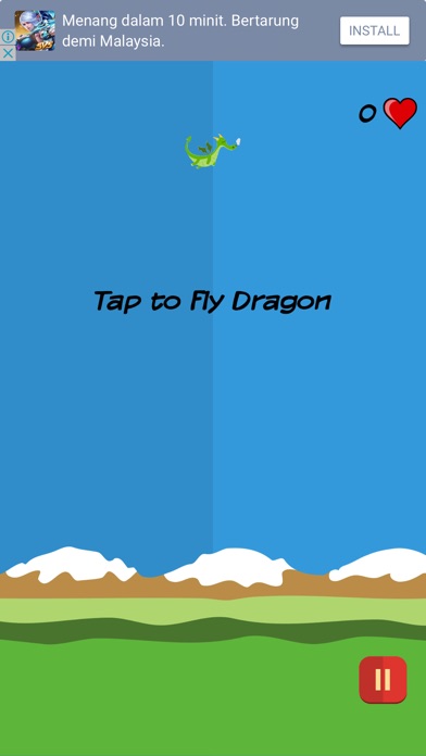 Flappy Green Dragon screenshot 4