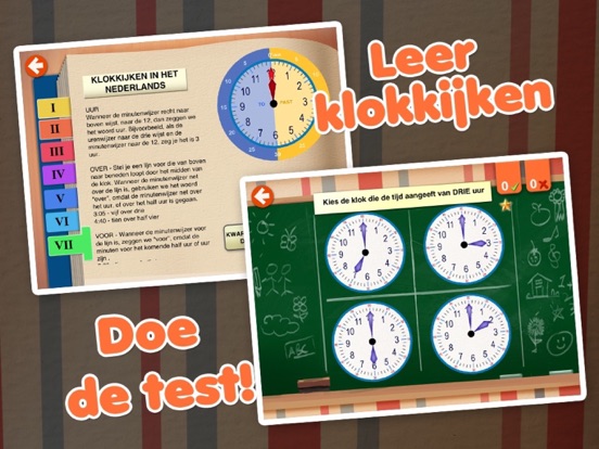 Interactief Klokkijken iPad app afbeelding 4