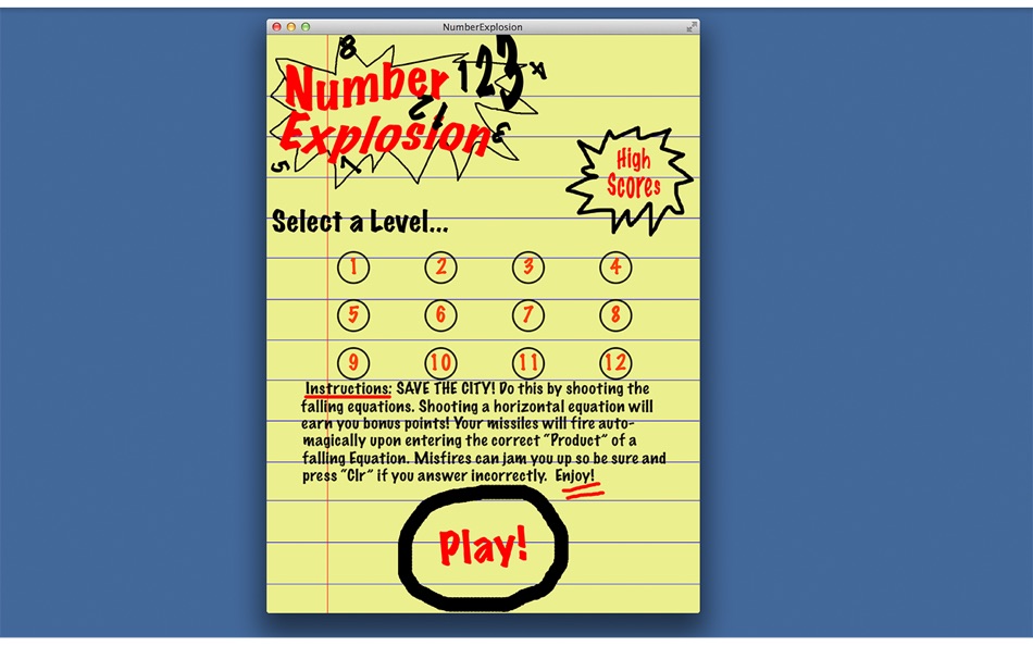 #1. Number Explosion (macOS) 게시자: NJAW4