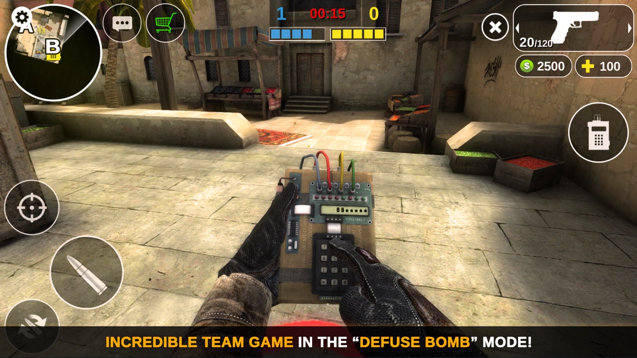 Counter Attack Multiplayer FPS - VIP Hack screenshot 4 - iOS game interface