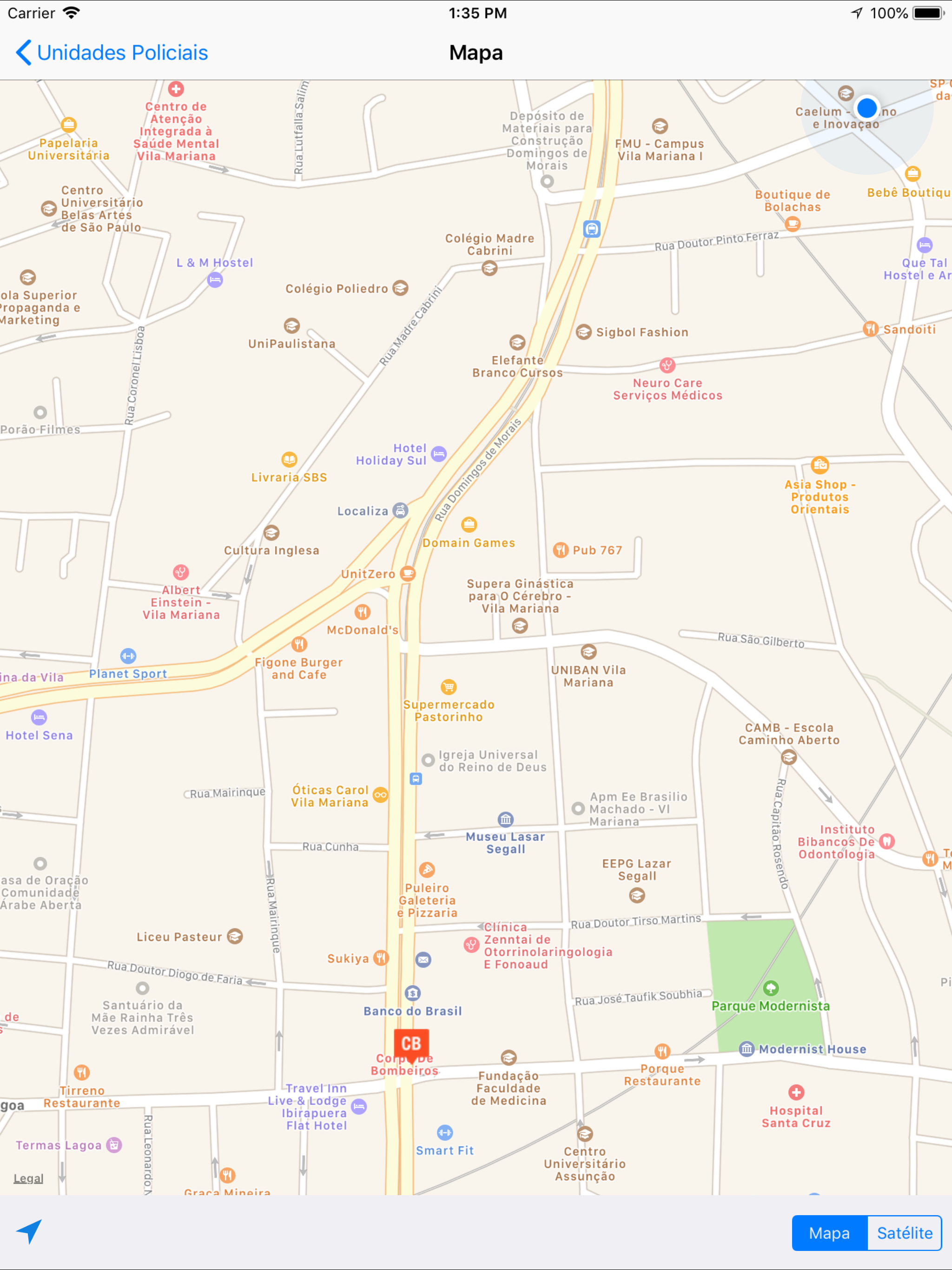 Unidades Policiais de SP