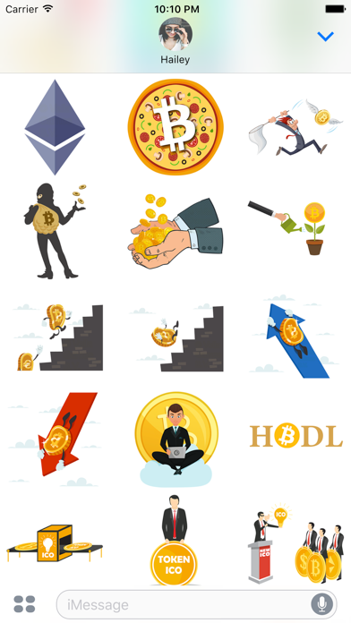 Screenshot #3 pour Bitcoin Crypto Stickers