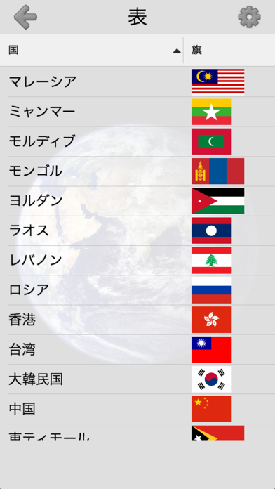 国旗 - 全世界の大陸の国旗 : 新しい地... screenshot1