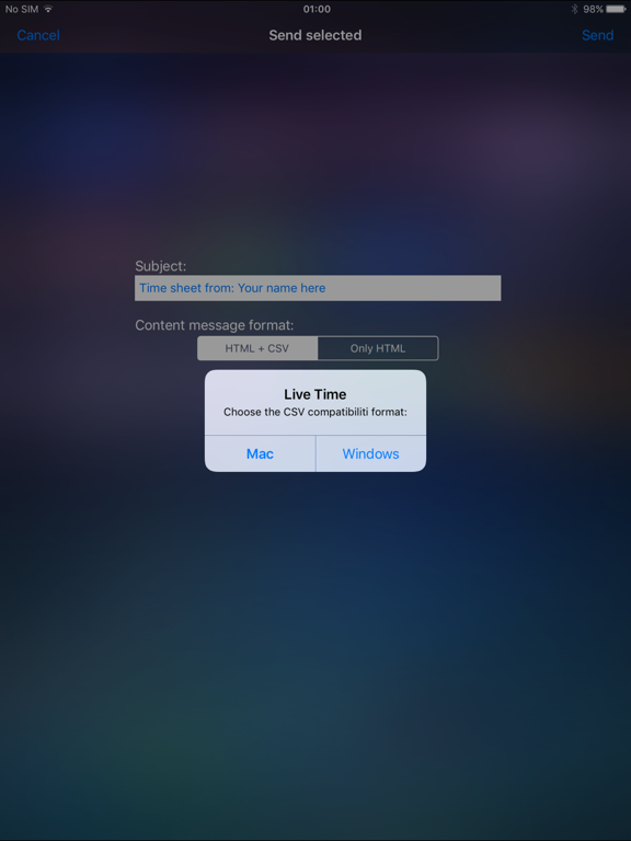Live Time - Time Tracker iPad screenshot 5 - Finance app