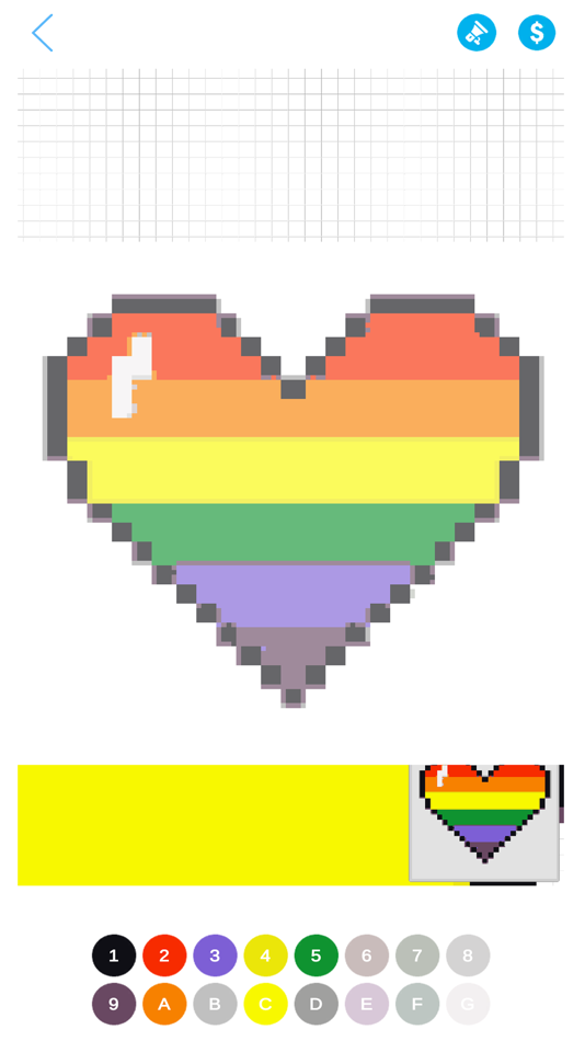#1. Pixel Age: Color by number (iOS) Podle: Gravity Limited Liability Company