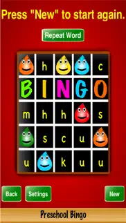 preschool bingo iphone screenshot 2