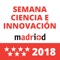 La XVIII Semana de la Ciencia y la Innovación de Madrid ya está en tu móvil