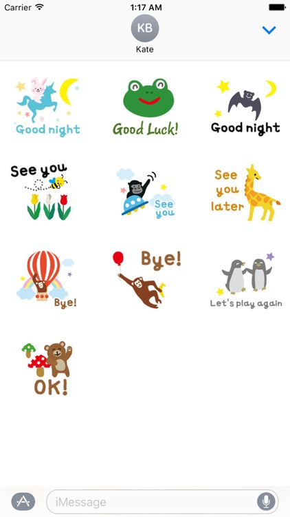 Simple Words of Cute Animals