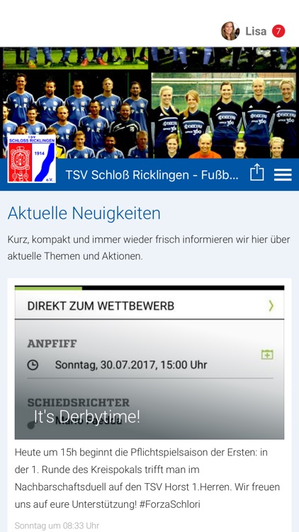 TSV Schloß Ricklingen Fußball