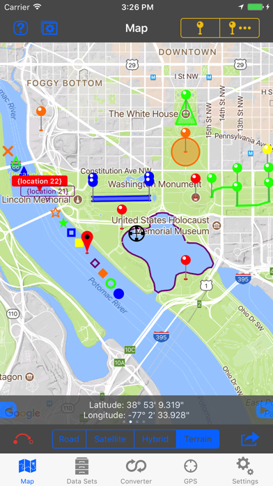 GPS & Map Toolbox Screenshot