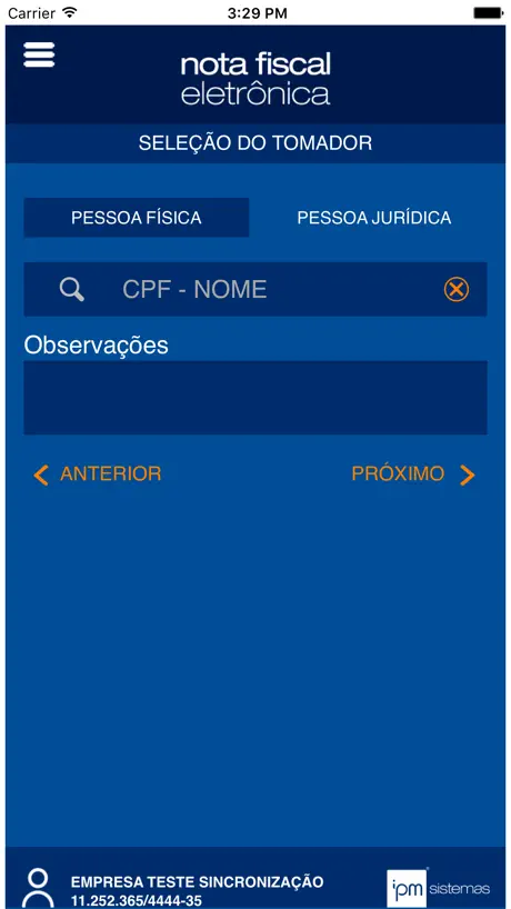 IPM NFs-e