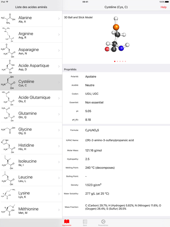 Screenshot #4 pour Amino Acid Guide