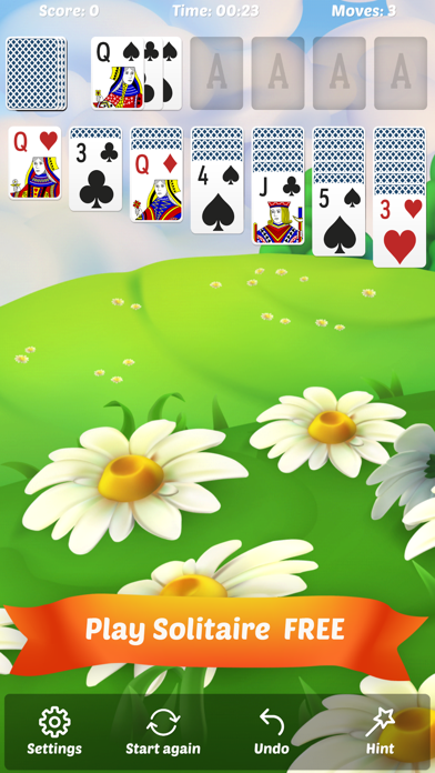Screenshot #1 pour Solitaire Card Game Deluxe