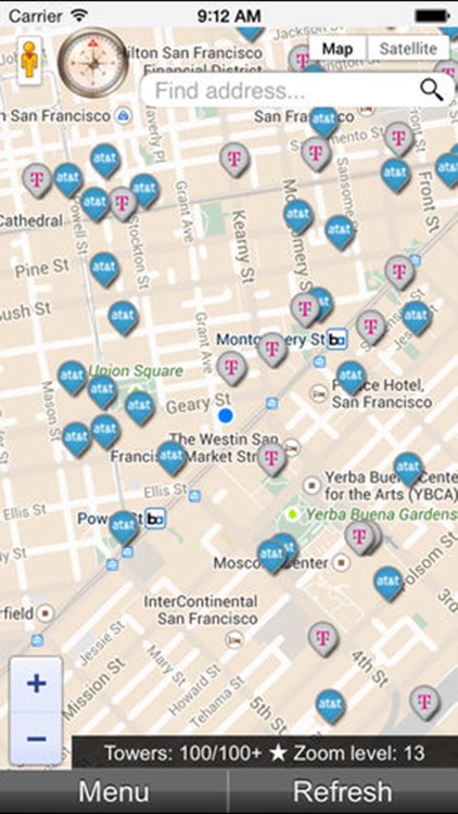 Cellular Network Signal Finder