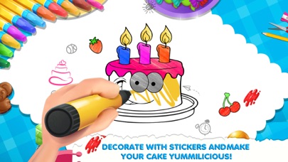 Cake Coloring Page Game screenshot 3